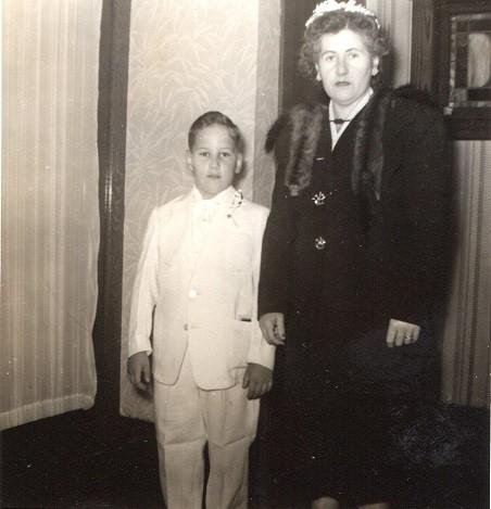 My Mom and I. May 11, 1957. Teaneck