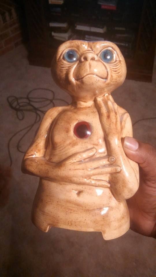 Memaw gave me this from my childhood. When I was in elementary school I would steal this lamp and sleep with it. I love this lamp and now its mine.