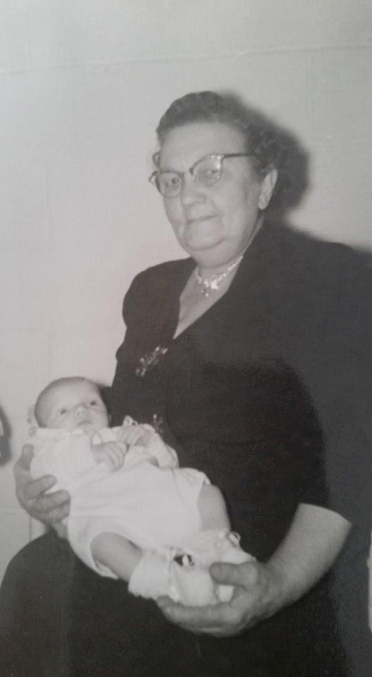 T.B.T. Grandma Stankiewicz and not sure who the baby was. Was going thru pics and ran across this.