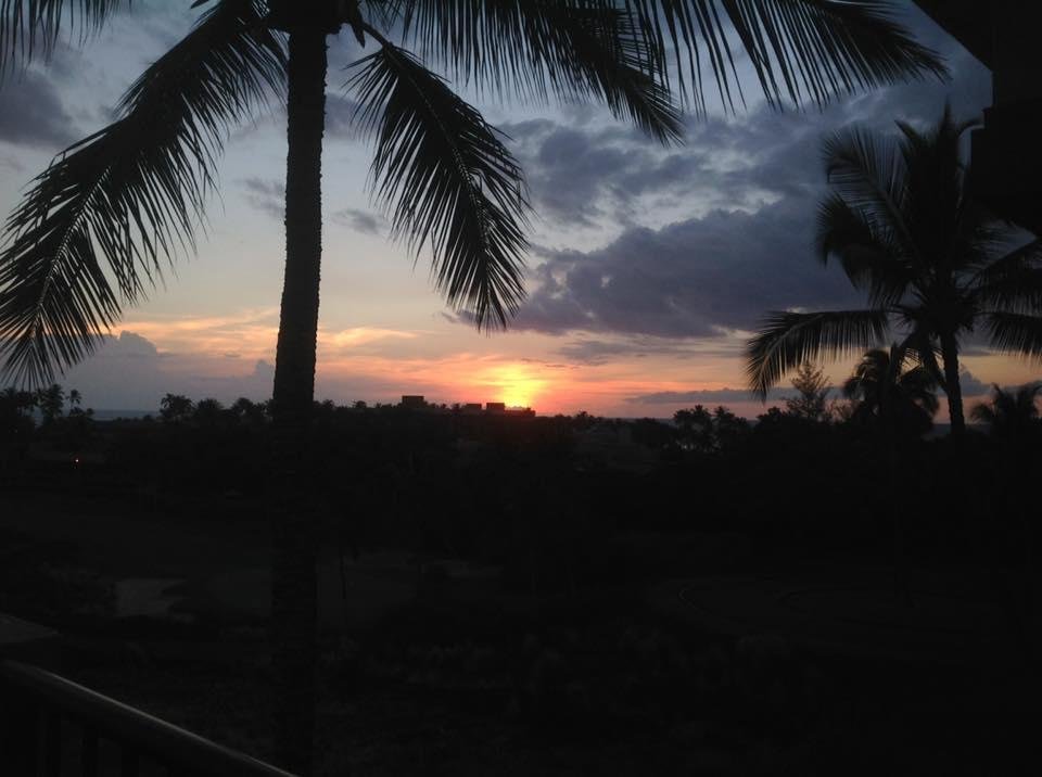 Sunset at Waikoloa Beach Resort from the Bay Club! It's worth the trip!