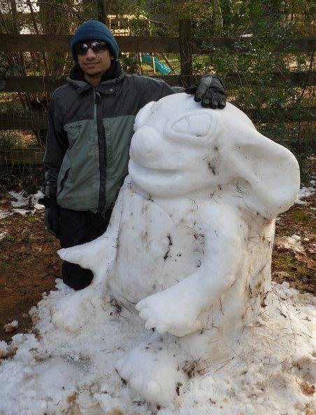 Brandon and his impressive Snow \"Stichy\".