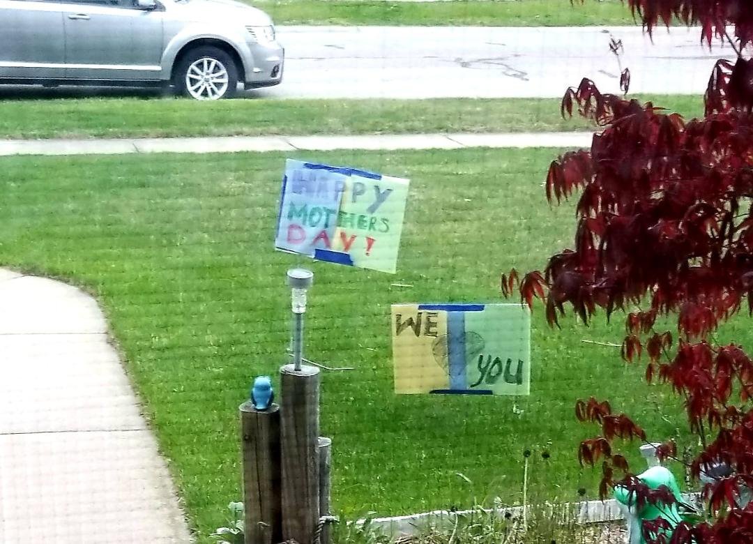 A nice mothers day surprise. Thank you John, Harley and the boys.