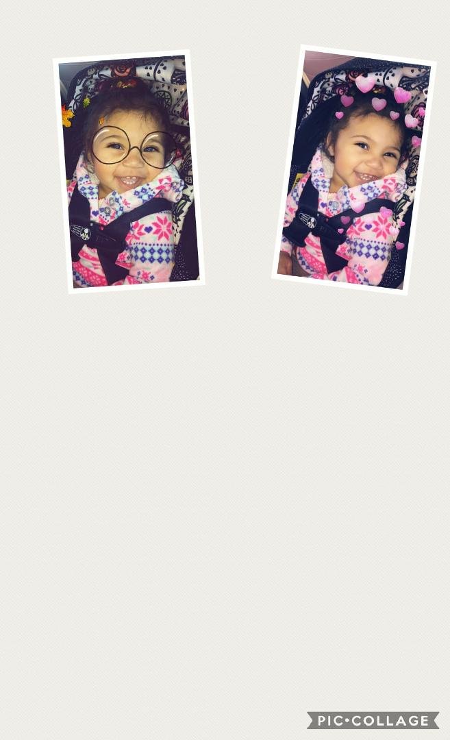 My sweetheart love her to the moon back. She even has grandma gap between her teeth.