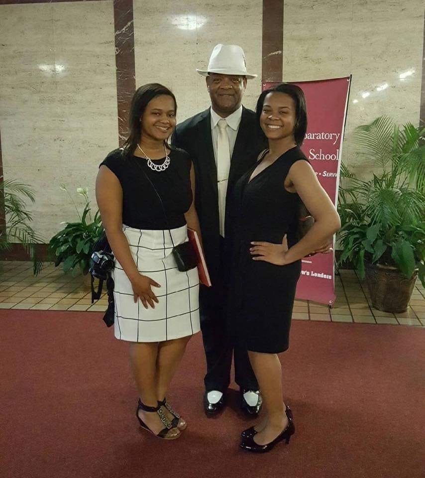 Leandra ...Melanie..with there Dad Melvin...R I P Melvin,your a great role model,you will be missed..