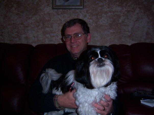 Doug and Angel, mugging for the camera.
