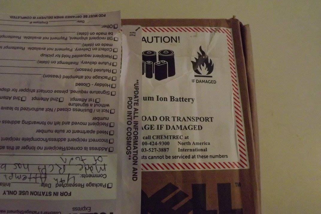 Warnings on the box.