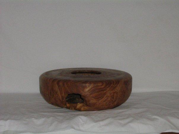 Maple burl with natural edges bowl