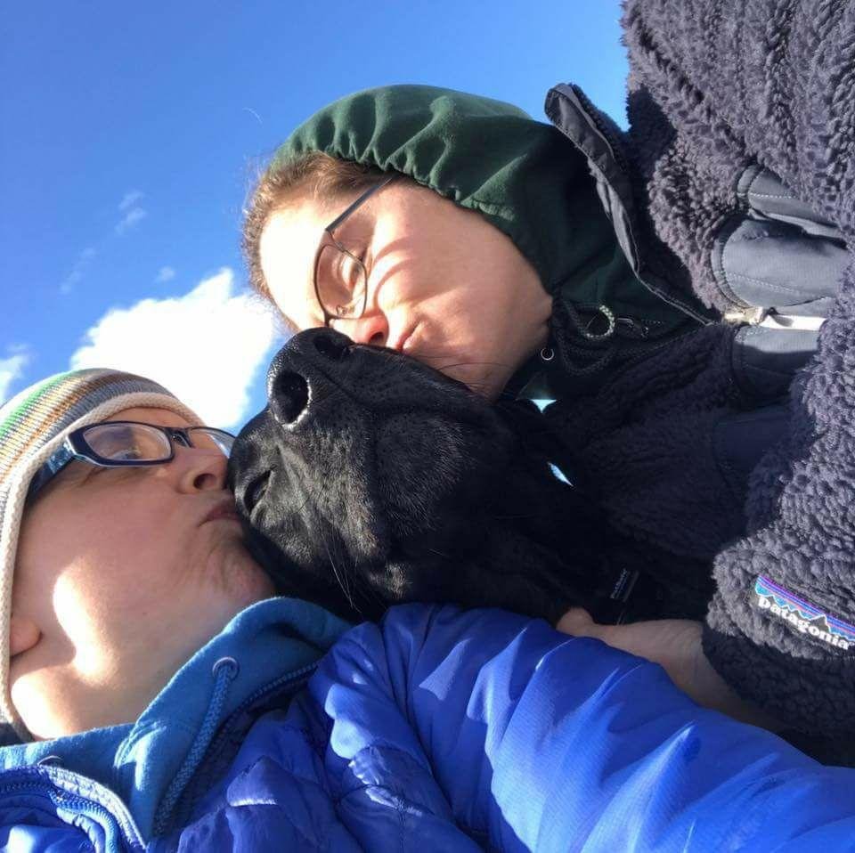 Brodie is sure getting A LOT of LOVINGS!