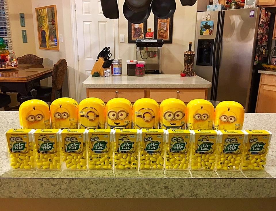 Well, I just have to give a big thank you to my very thoughtful Brother-in-Law JerryandCarolyn Singleton!!!! Who first of all remembered from a year ago, that I never could find the banana flavored tic tac's that I looked a