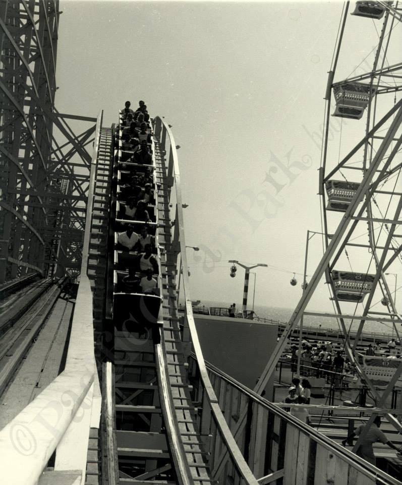 The last photo this guy ever took.
(This was Pacific Ocean Park. I rode this long-gone coaster back in 1966.)