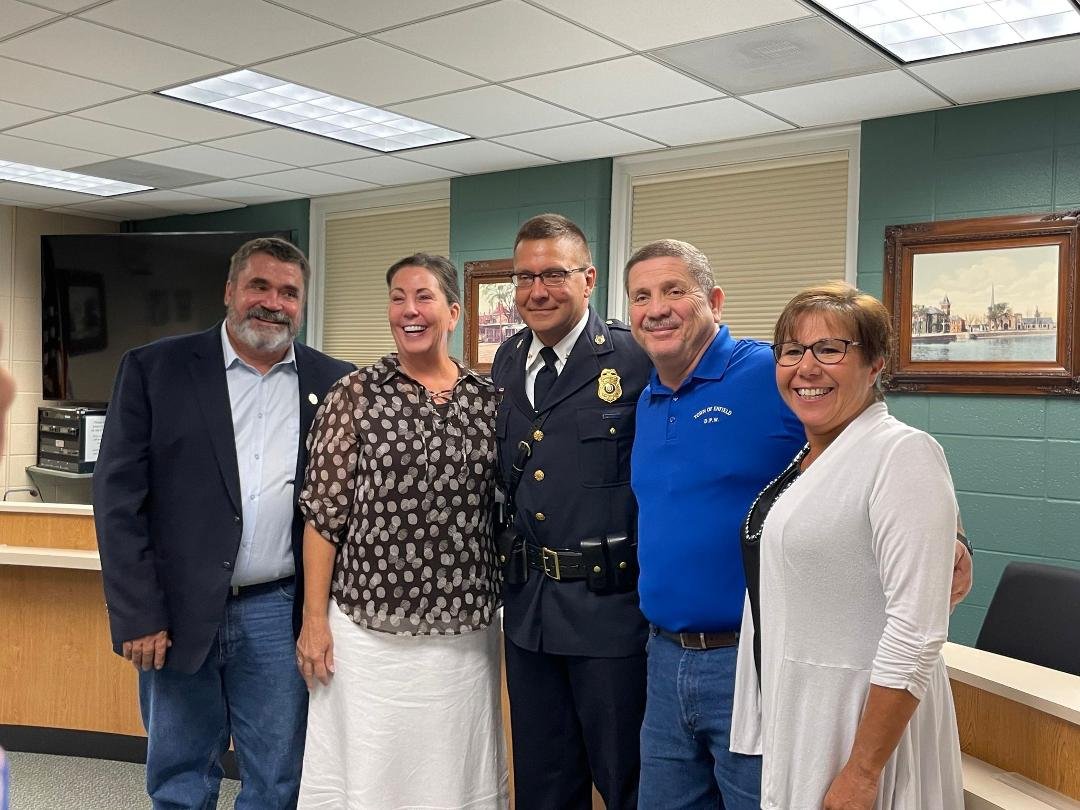 Town Council members L to R
Ken Nelson, me, Doug Finger and Marie Pyznar.