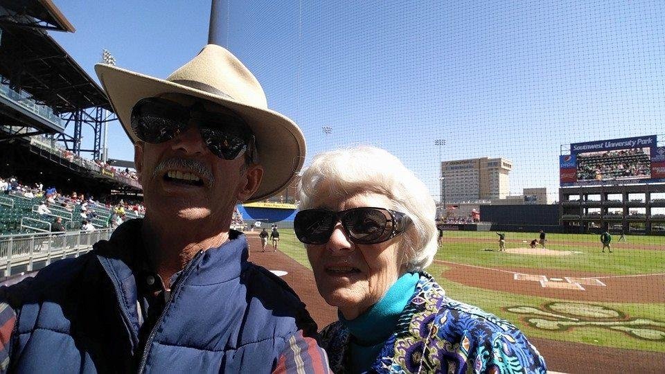 At the Chihuahuas ball game against the Bees