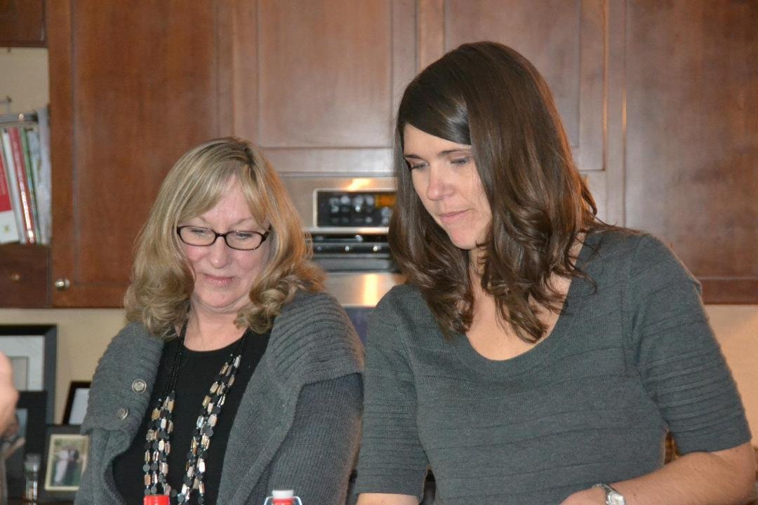 ...with her mother Denise