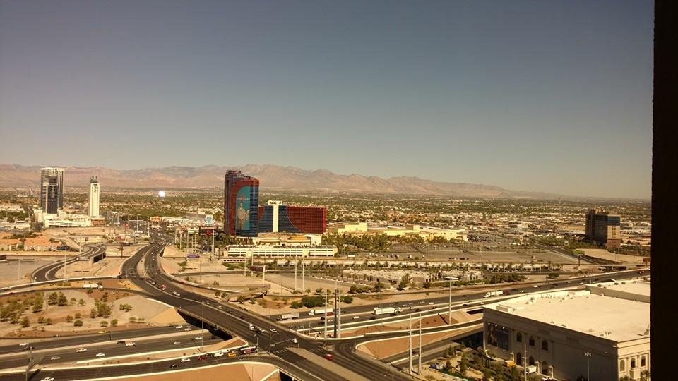 Viva Las Vegas....what a beautiful view  to wake up to this morning...930 am and it's 93 degrees...just saying!