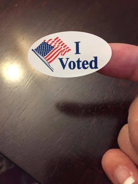 City council election in St. Pete today. It always feels good to vote.
