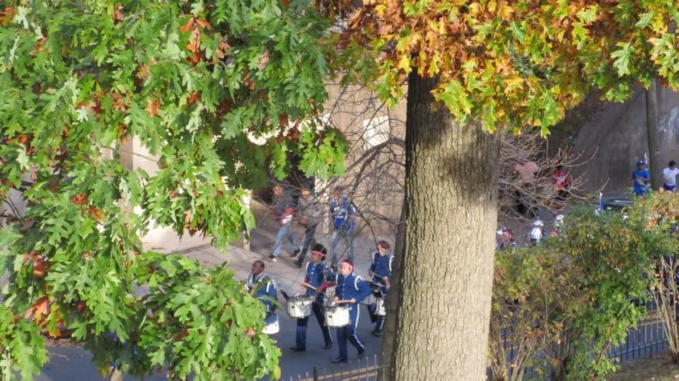 Marching Practice: Montclair High School into a Autumn Feeling