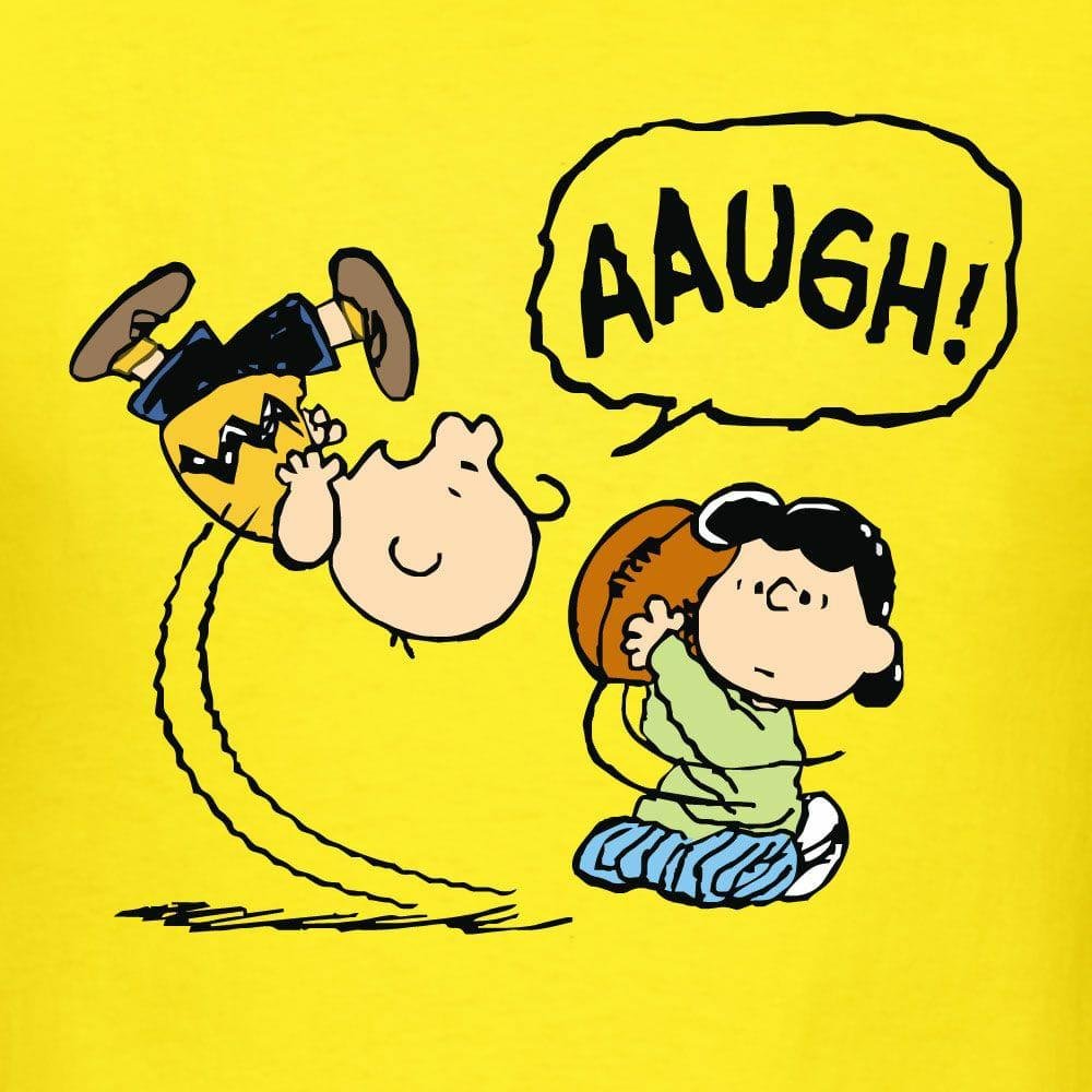 Do you say to yourself that if i do the same thing again it's going to have different outcome? Well Charlie Brown, Lucy is not going to hold the ball again. Have a wonderful day and NOW GO MAKE CHANGES..