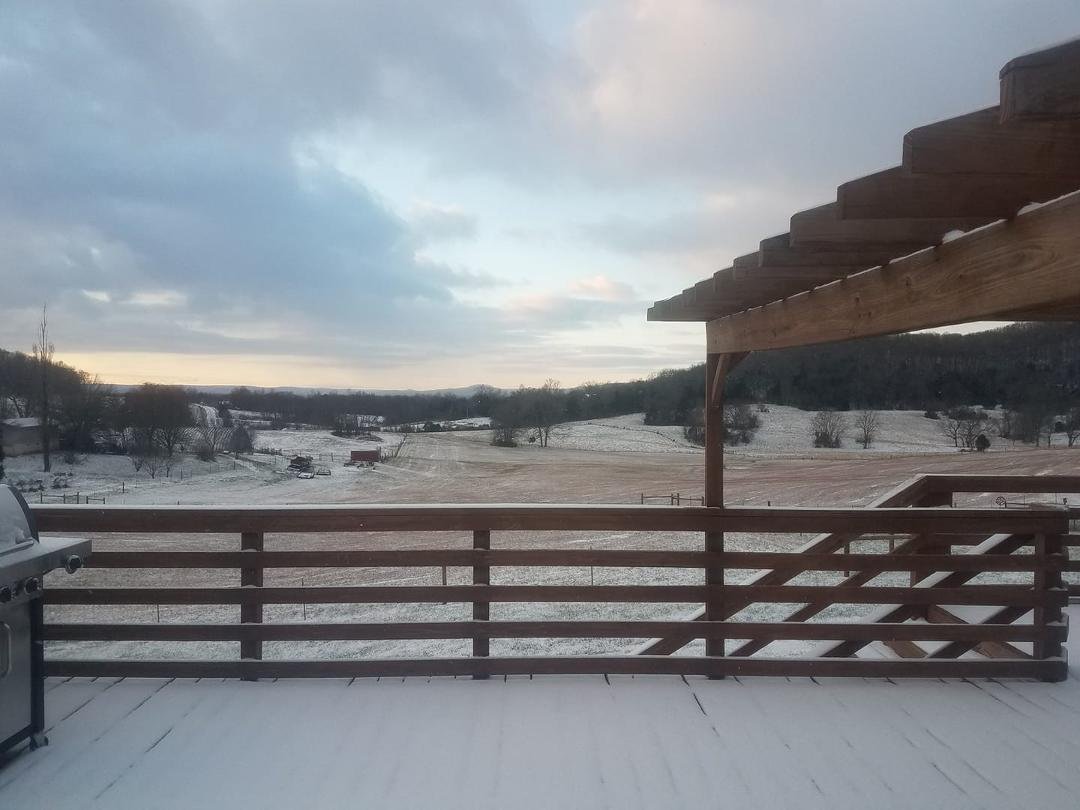 Merry Christmas To You All.
Got up this morning to about 2" of snow on the ground. Sun has popped out and the snow is already starting to melt some. It may be a slow melt though. It's only 18* right now. Wishing you all an