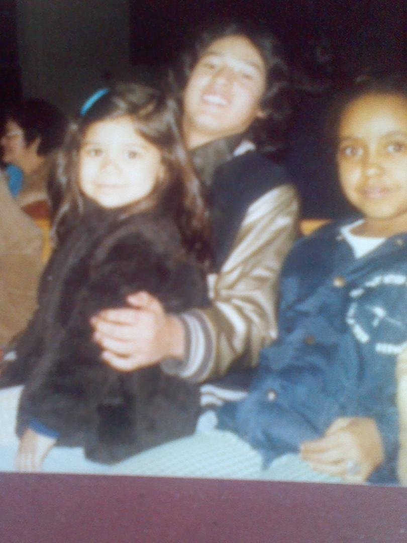 Me angela and pinky at the hunt