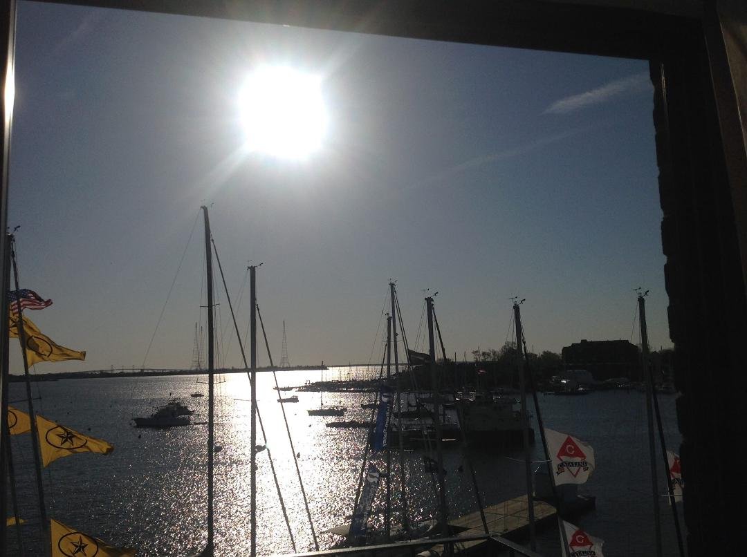 Annapolis Boat Show in late April was quite spectacularly beautiful.