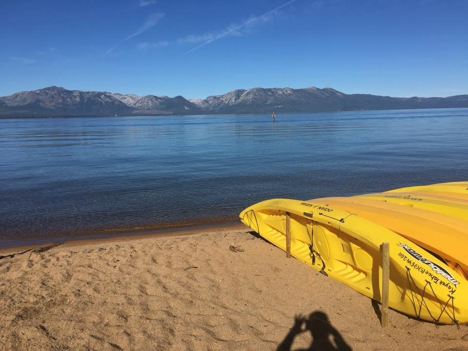 Beautiful Lake Tahoe!
Coming from Chicago, think Lake Geneva West....or Lake Michigan for rich folks who like to snow ski when winter, water ski in summer.