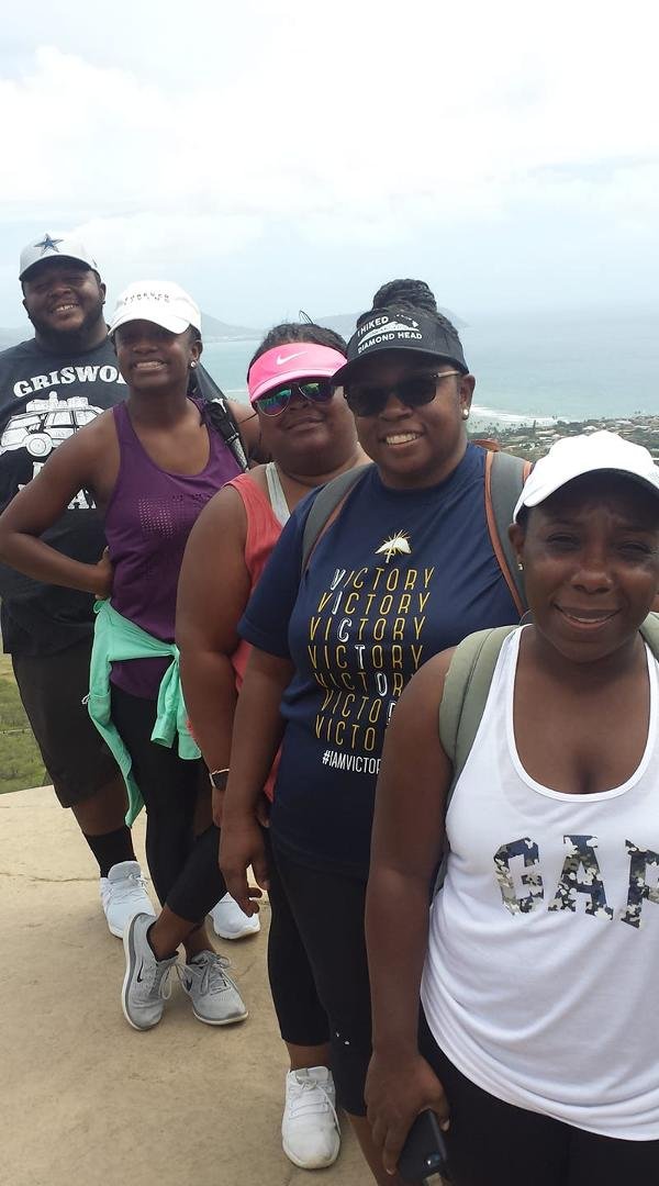 Recent four  inductees of the Diamond Head Climbing Club.