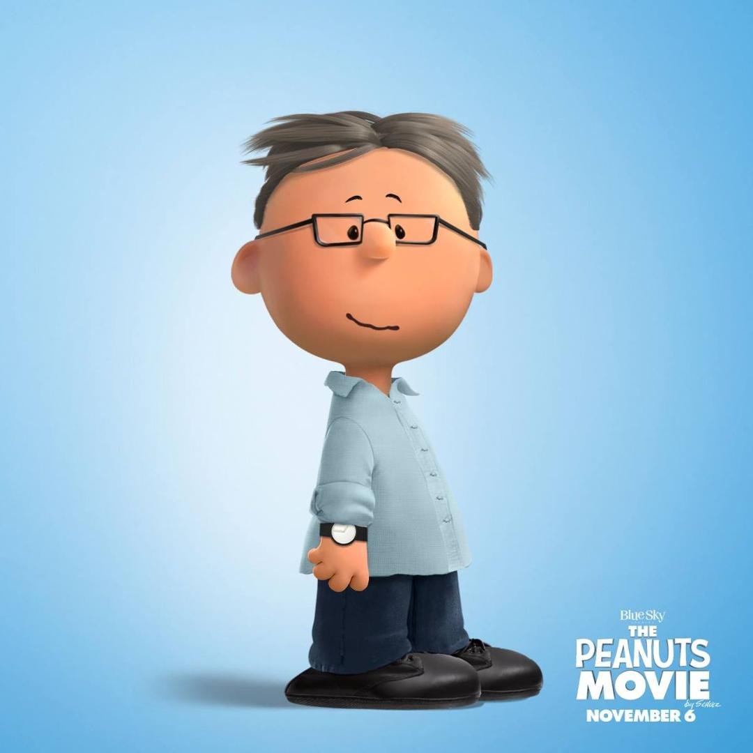 Here I am as a Peanuts character. (Too much hair, unfortunately)