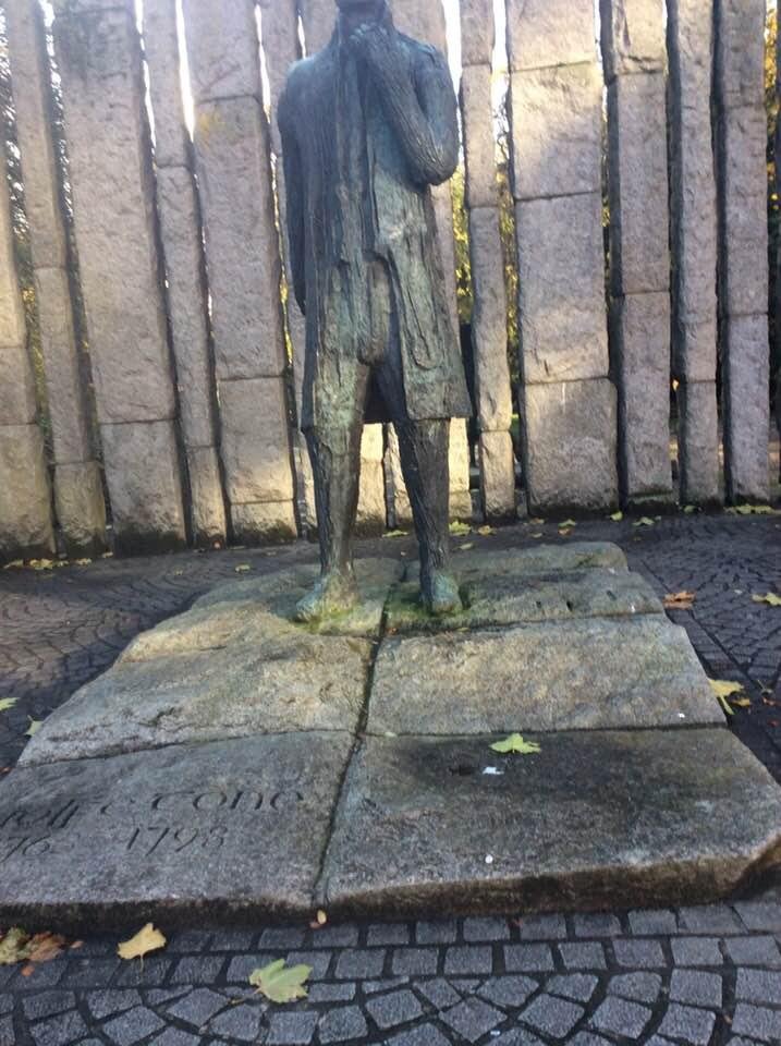 St Stephen’s Green, Dublin , Wolfe Tone one of Ireland’s hero’s
