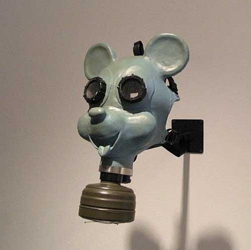 I want to wish a very merry christmas (should be everyday) peace, no color disorder, etc.  Let's work on healing the planet this new year! One person will not work !  Peace & out !  A kids gas mask from WW2. What's the next