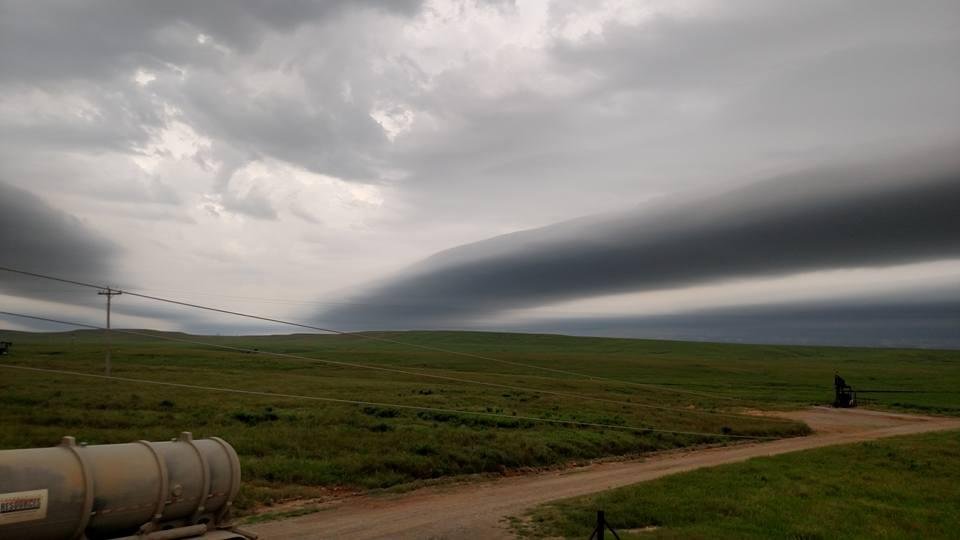 This is a much welcomed approaching cold front out on the prairie!