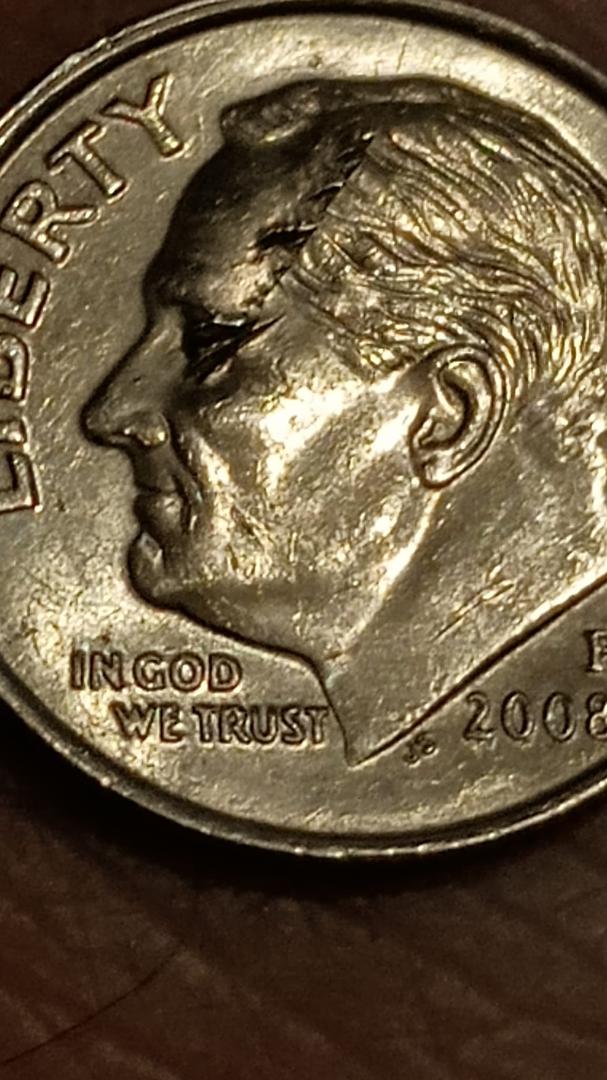 How many dimes you ever seen with a black eye?
