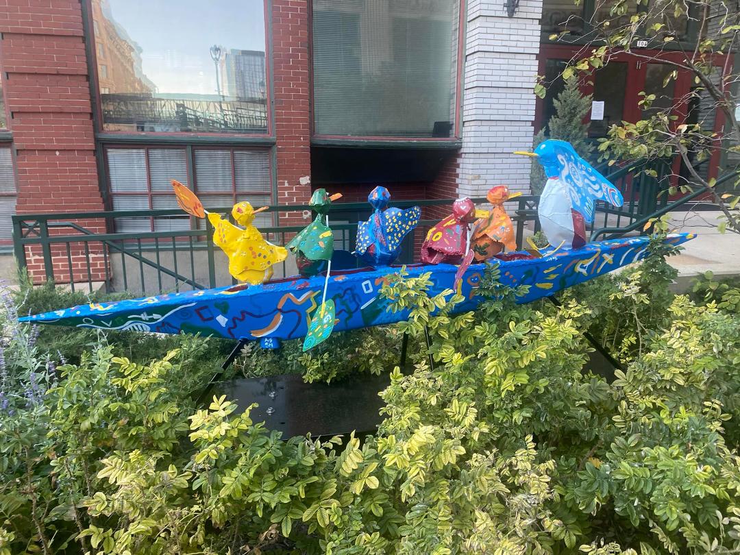 Kids sculpture