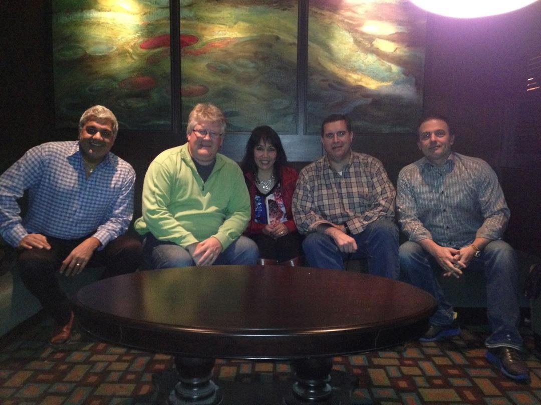 Annual RH King Academy mini reunion Christmas dinner. Great friends for more than 35 years!
