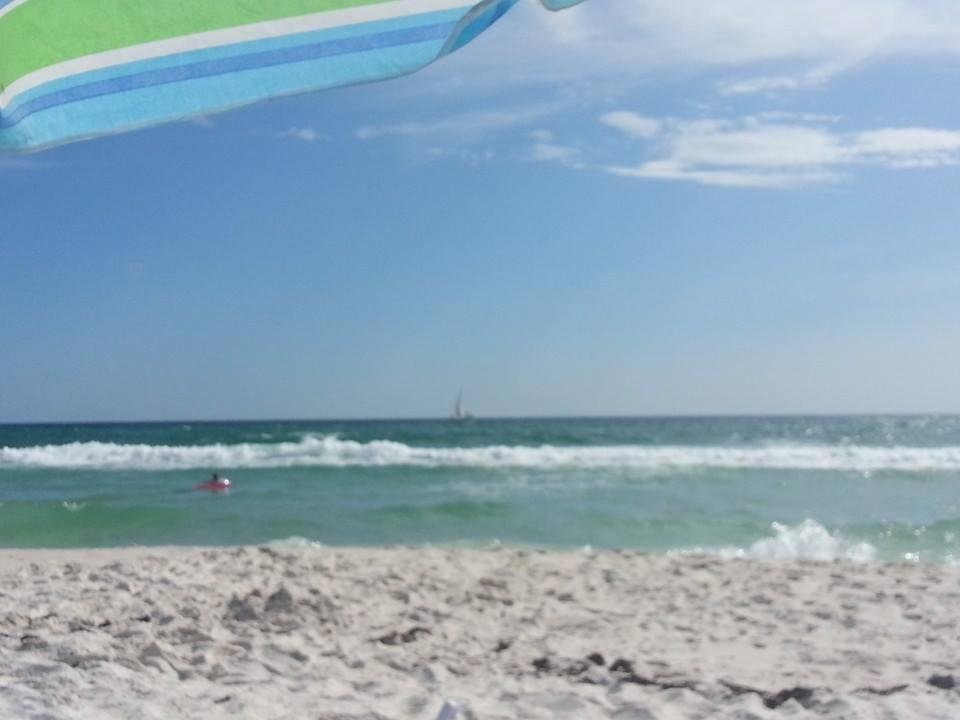 Sun, sand, water and a cooler full of beer, with my daughter's