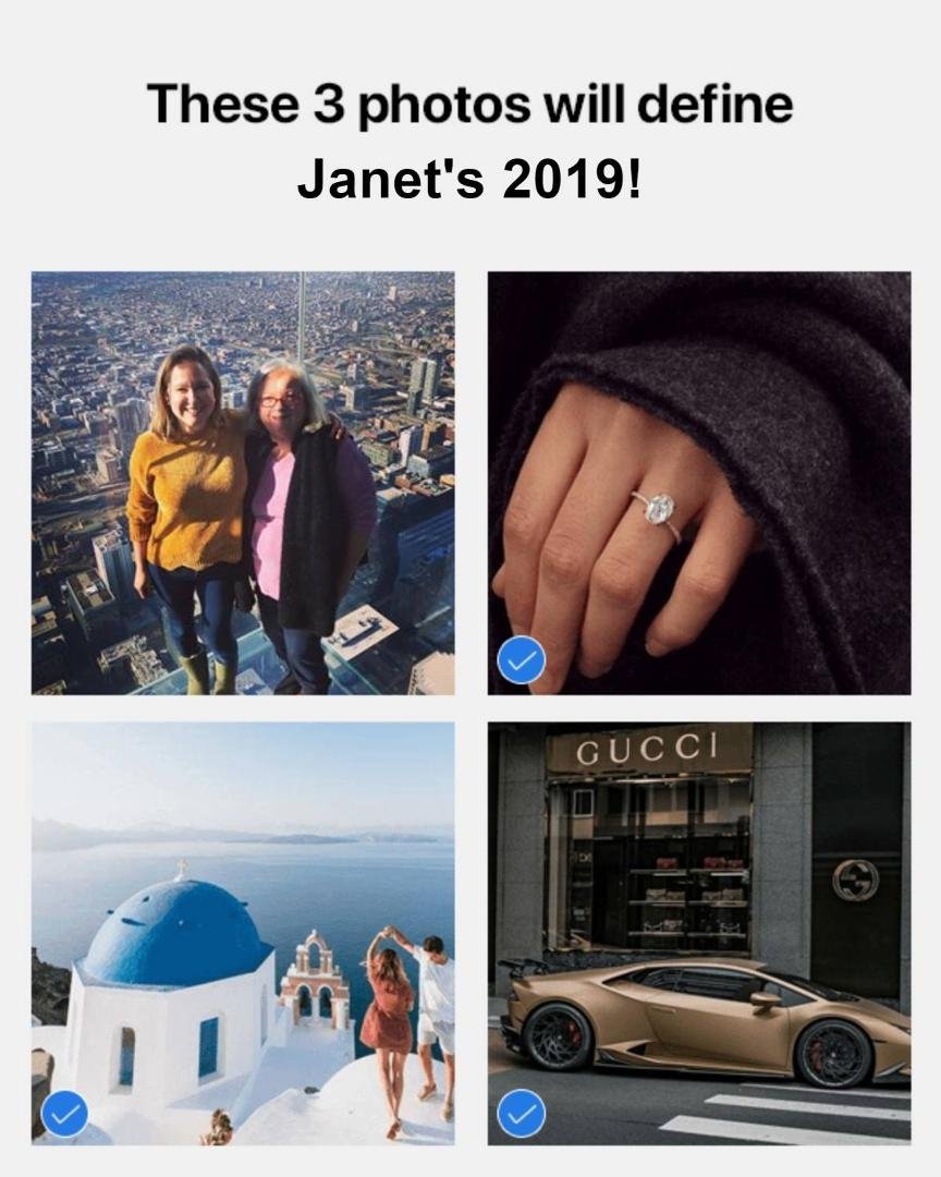 ???........engaged....travel....a car...wow I'm going to have a busy year🤣🤣🤣🤣