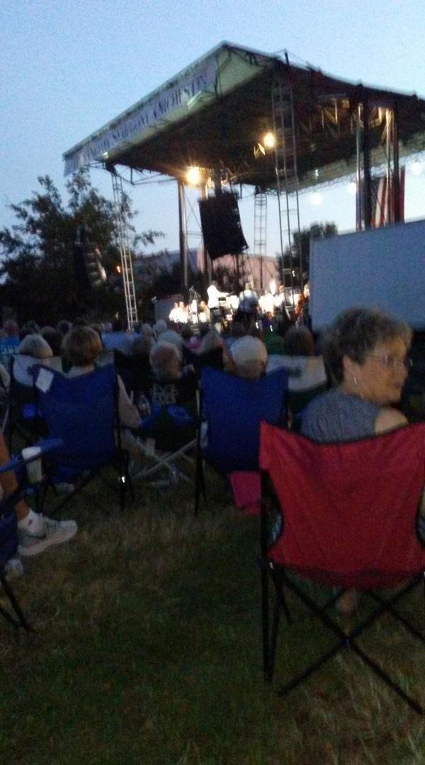 We're at Harris Riverfront Park with the Pops
