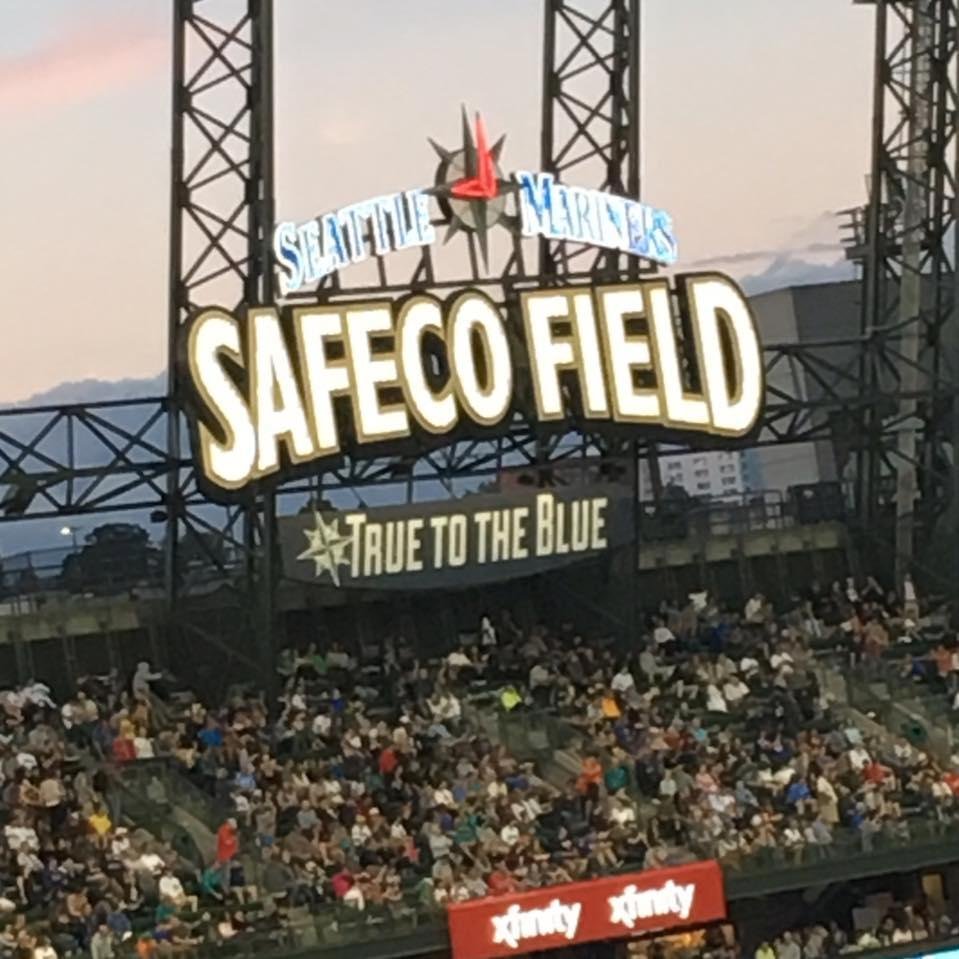 At the NYY-mariners game. We lost 5-1 but was fun anyway!