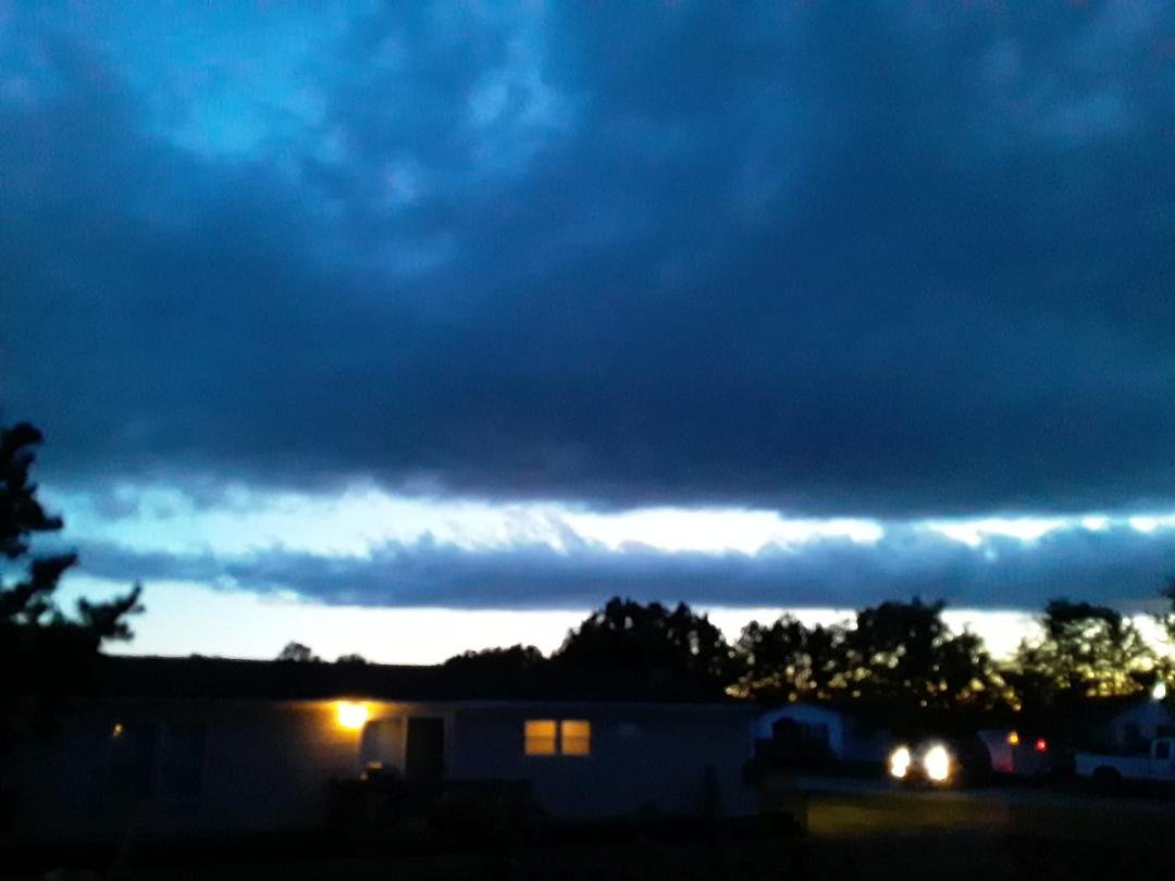 Wild looking clouds!