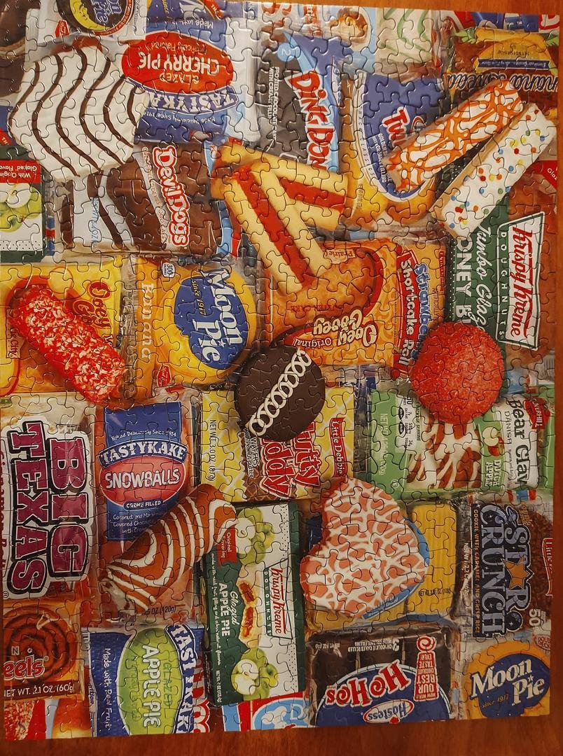 Puzzle done now if only they were real! Moonpies are non-existent in silver spring. Figured they'd sold out right after tp.