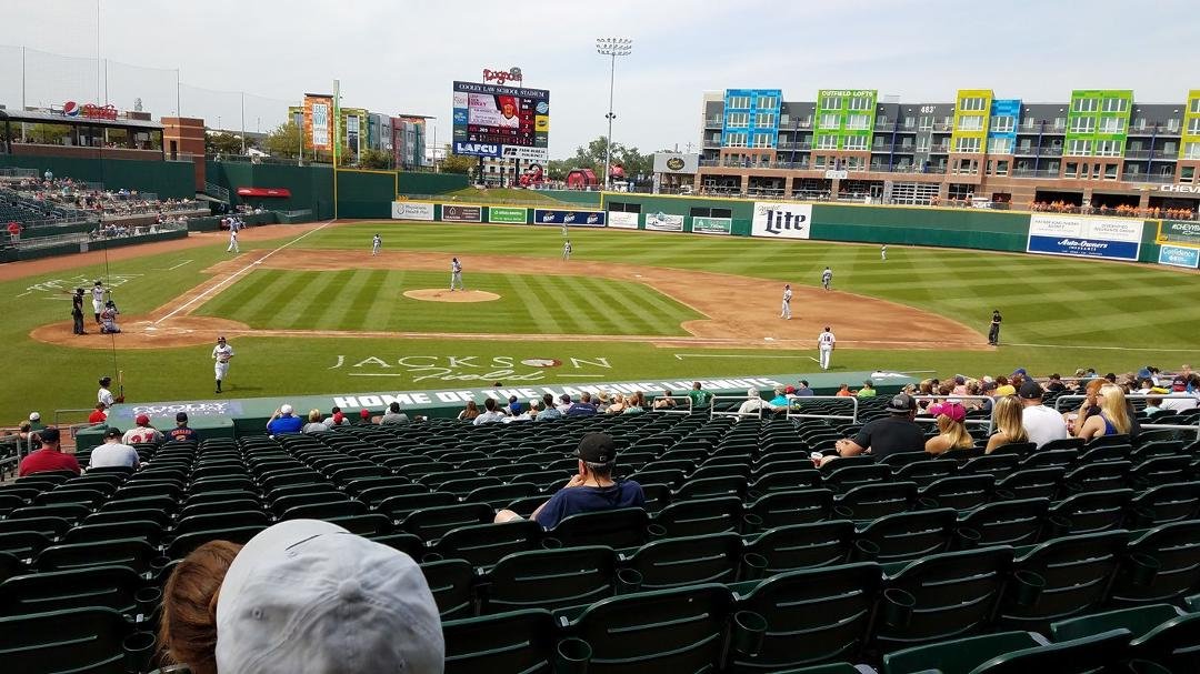 Watching the Lugnuts...a great day for baseball!
