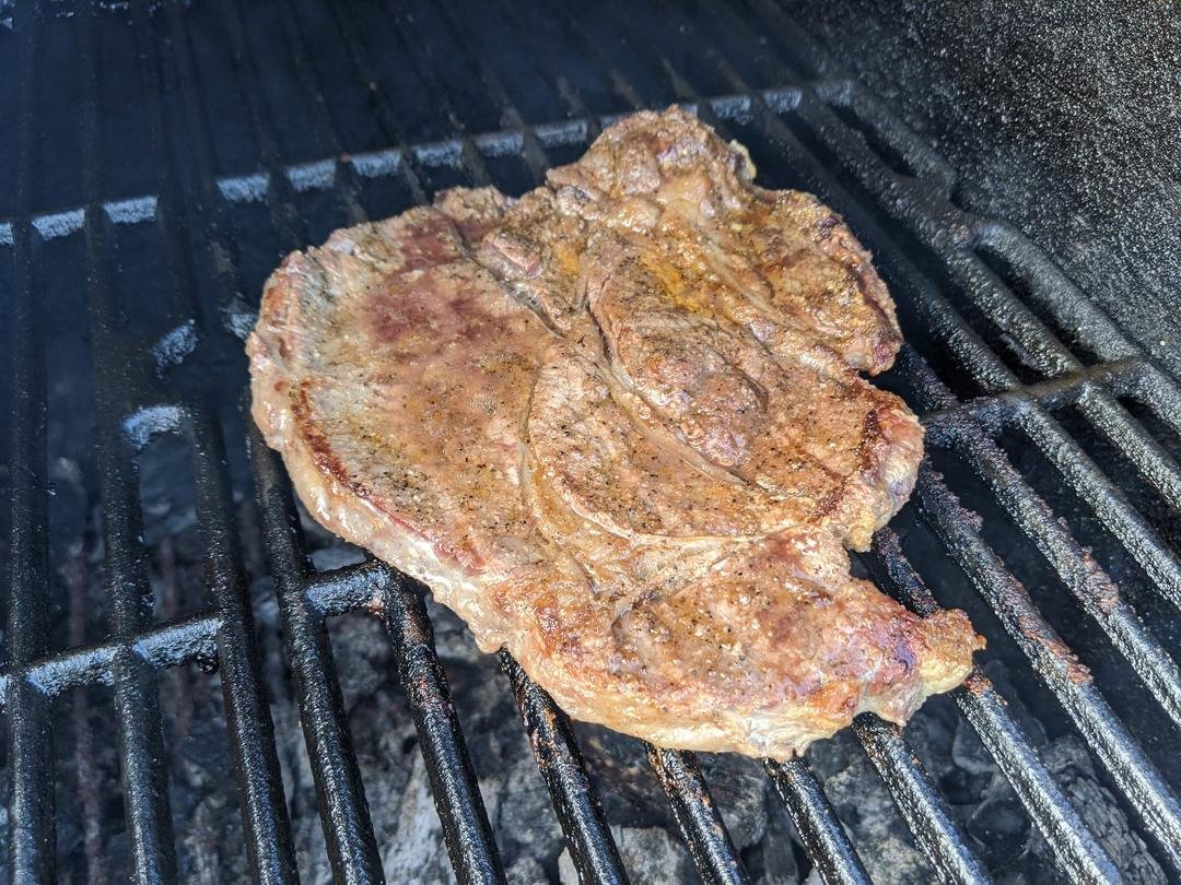 Steak and corn on the cob tonight
