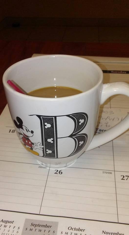 First Cup Of Coffee In A Little Over 2 Weeks, It's Tough But I Got This, Oh And To Add A Little Sugar To My Coffee, Down 19lbs Baby!