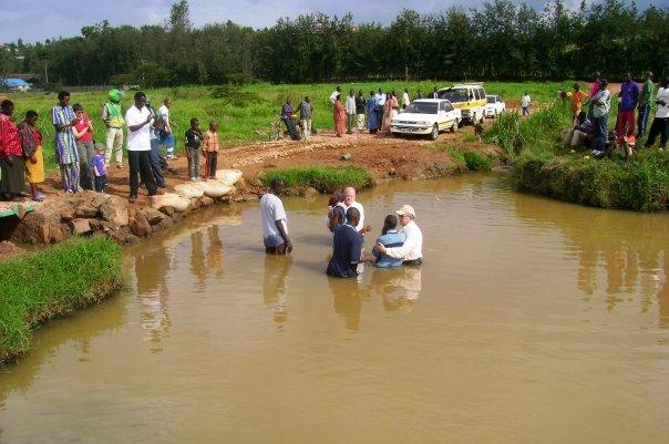 Second baptismal service where 7 were baptized.