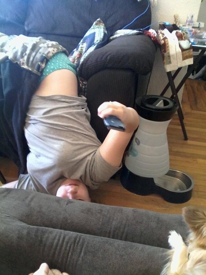 She says this is comfortable