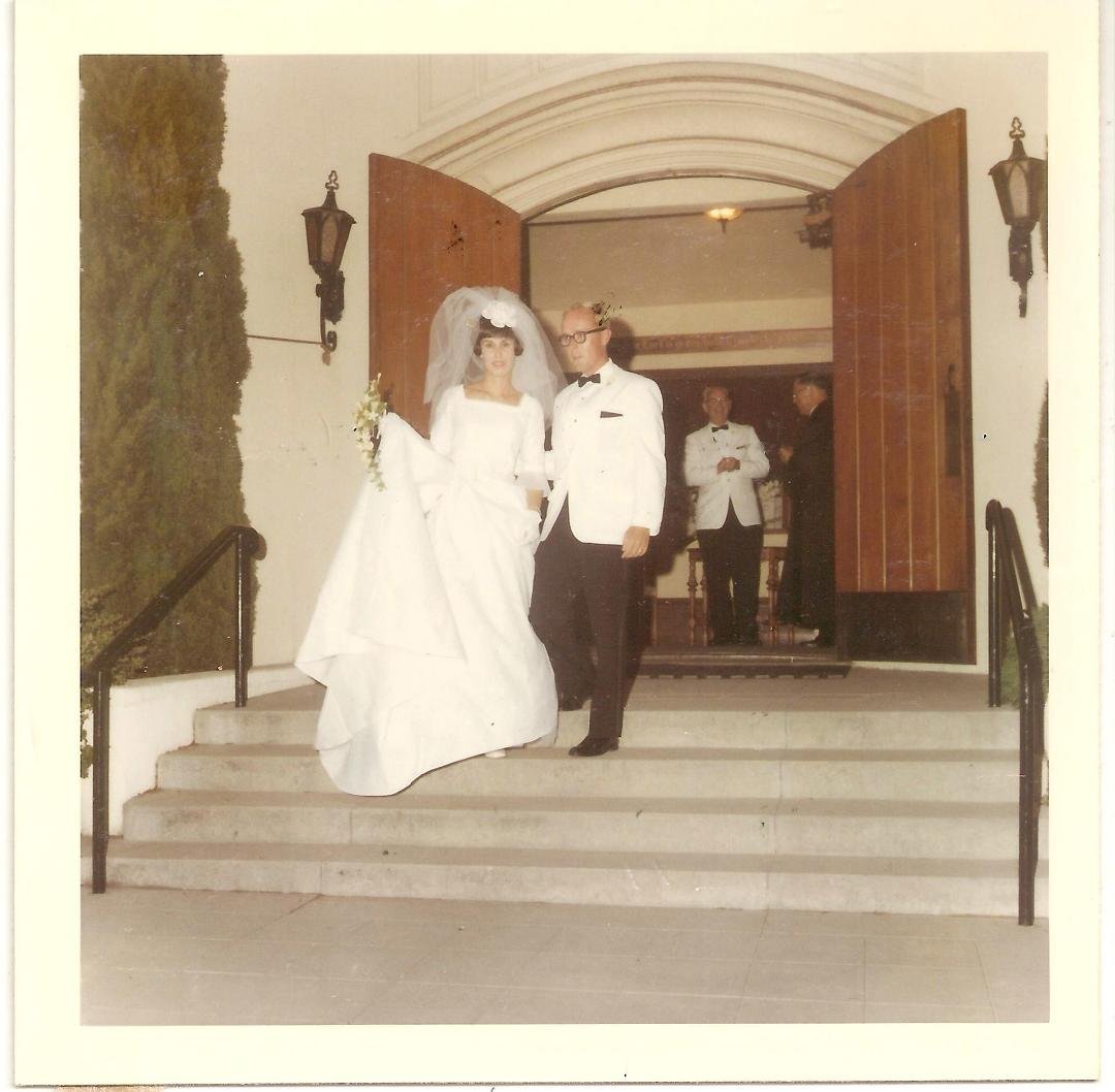 Jim and I were married 50 years ago today.  A very happy time!!