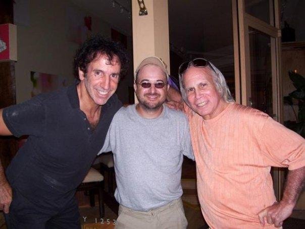 STAN, PETE, AND ME,  after dinner after hike