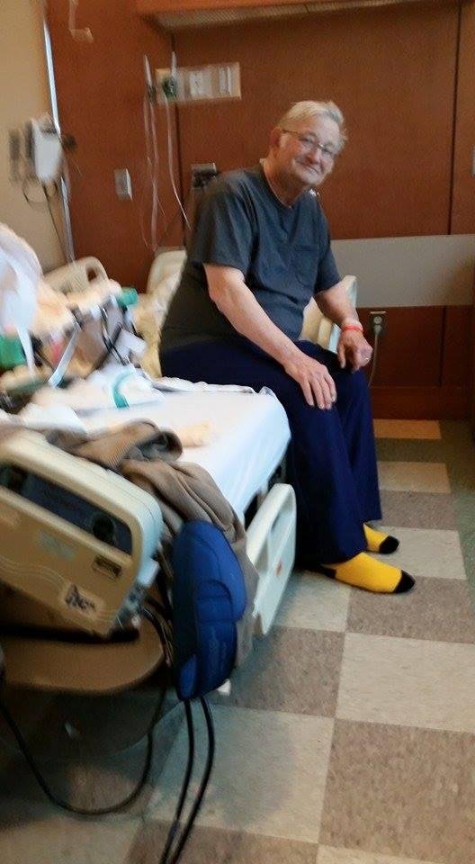 Terry getting ready to go to Rehab in Midland