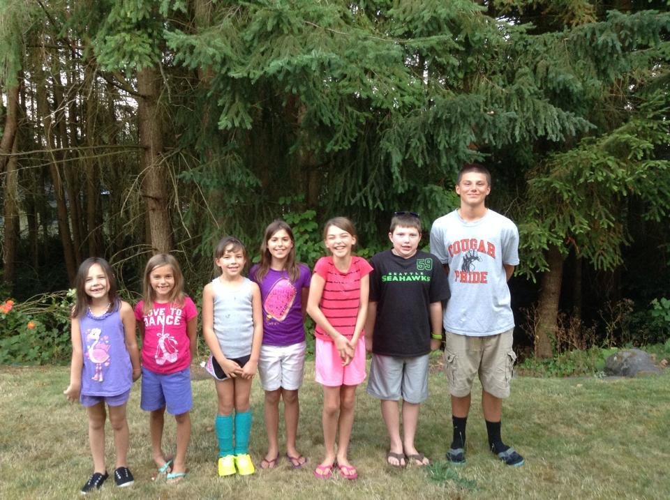 Happy 1st day of school for my grandchildren. Kyle 10th grade, Kellen and Emily 6th grade, Alyssa and Kendall 4th grade, Samantha and Kamryn 2nd grade. Have a wonderful year. To my daughter Michelle you'll do great at your