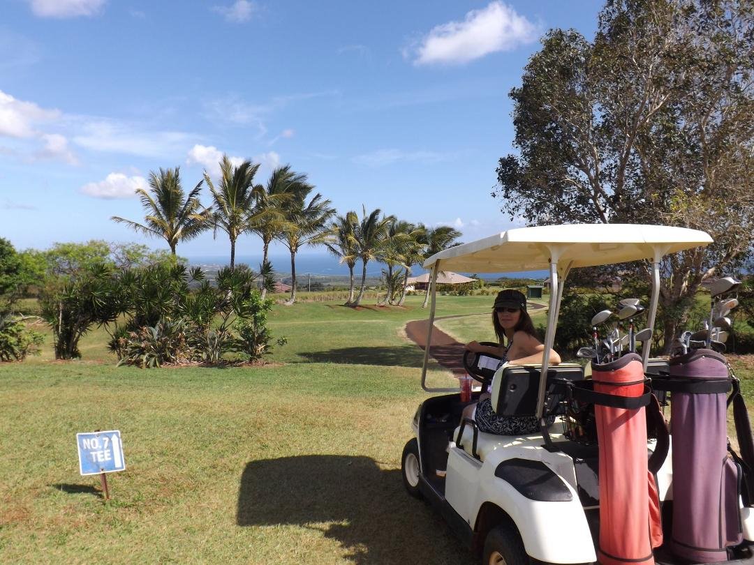 Honeymoon-Golf in Kaua'i with Susie Lummer... Does it get any better than this???