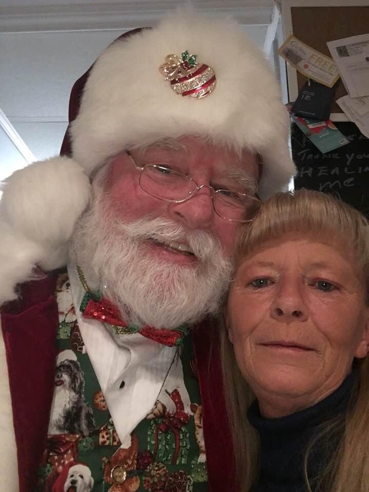 Santa made it I love this guy.